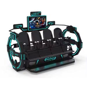 Cine Interactivo de Metal para Interiores con 4 Asientos VR, Directo de Fábrica, de Alta Calidad, Educativo, para Centros Comerciales, Parques Temáticos, Películas en Movimiento - Product Image 1