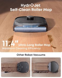 Eufy E25 Smart Robot Vacuum Cleaner Wet/Dry Mopping Battery-Powered Water Plastic App-Controlled for Household - Product Image 1
