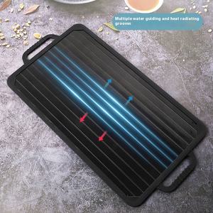 Planche de décongélation rapide pour <span class=keywords><strong>steak</strong></span>, cuisine à domicile, transfrontalière, en alliage de silicone, planche à découper pour la viande, la volaille, outils - Product Image 3