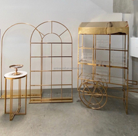 Amina Craft Custom Groothandel Rvs Wedding Achtergrond Decoratie En Metalen Plint Voor Bloem Stand
