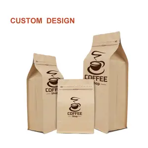 Bolsas de café con válvula, embalaje resellable personalizado