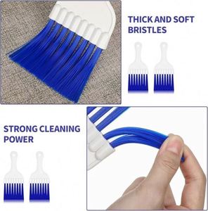 Brosse de nettoyage pour condenseur de climatiseur bleu, nettoyant pour serpentin de réfrigérateur HVAC, cadeau promotionnel - Product Image 4
