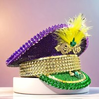 Chapeau de capitaine steampunk en strass à faible MOQ, chapeau de pirate avec logo personnalisé, idéal pour les tournois de joute et les concours de tir à l'arc