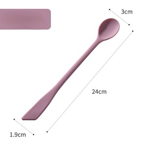 Food Grade <b>Silicone</b> Spatula with Honey Spoon & Dual Scraper Heat-Resistant Bartending & <b>Baking</b> - Product Image 6