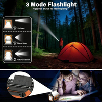 Kit de survie d'urgence ultime Alecter, radio météo solaire à manivelle AM/FM/NOAA, alarme SOS, lampe de poche, chargeur de téléphone, ABS pour les tempêtes