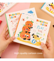 Folleto de Coloreo Personalizado para Estudiantes de Jardín de Infancia y Primaria - Arte con Lápices de Acuarela, Graffiti, Logotipo y Empaque Personalizados