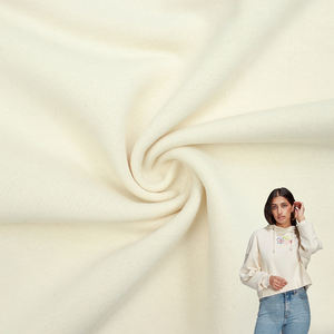 生地メーカーソフトCVCコットンポリエステルニットフレンチテリーガーメント生地パーカー用 - Product Image 1