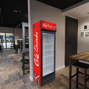 Oumeite 25-235L Commercial Cola Bière Boissons Vitrines Porte En Verre Réfrigérateur Vertical Réfrigérateur Cola Refroidisseur De Boissons - Product Image 6