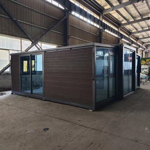 ภาชนะบรรจุแบบแบนขนาดเล็ก3ห้องนอน40ft 20FT วิลลาอาคารแบบ3ห้องนอนภาชนะขนาดเล็กแบบแยกส่วนออกแบบได้ตามที่ต้องการ - Product Image 2
