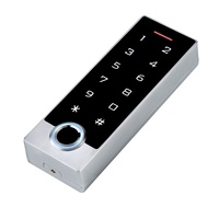 Lector de Control de Acceso con Huella Dactilar YOUHE, Metálico e Impermeable, con Tarjeta RFID y Teclado para Puerta Exterior