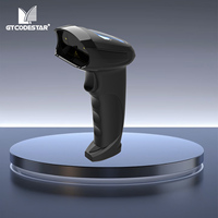 Escáner de Código de Barras Portátil GTCODESTAR 2D QR, Inalámbrico 2.4G, Interfaz USB, 300 Escaneos/Segundo, Color Negro, en Stock