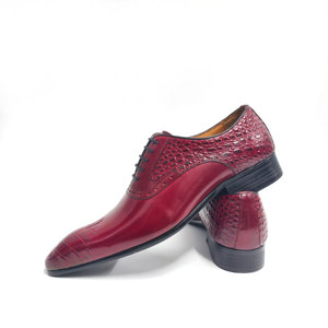 Zapatos Oxford de Cuero de Diseño Elegante y Alta Calidad para Hombre, Formales, para Impresión, SAPATO SOCIAL Masculino, con Aumento de Altura, Otoño - Product Image 3