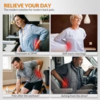 Appareils de décompression lombaire, masseur électrique pour le dos, étireur de colonne vertébrale, airbag, compresse chaude, vibration, massage du dos