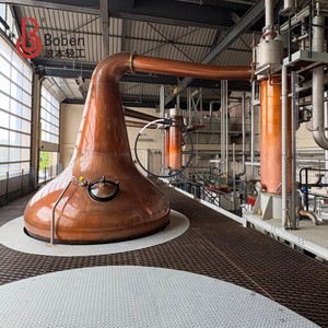 Système de distillation de whisky écossais à double alambic, équipement de chaire à alambic personnalisé de 100L à 15000L - Product Image 2
