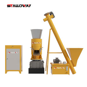 Machine à granulés de bois de haute précision avec contrôle PLC-Taille de granulés réglable (6mm/8mm) pour les commandes personnalisées - Product Image 1