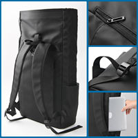 Sac à dos pour ordinateur portable en nylon imperméable personnalisé avec fermeture à glissière |   OEM ODM