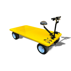 Factory Supply Battery Powered Electric Flat <b>Trolley</b> Industrial Cargo Transport Flatbed Cart For Warehouse Workshop - Product Image 5
