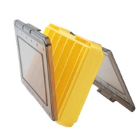 Boîte de pêche extérieure étui en plastique dur PP transparent comme accessoires de rangement leurre petite boîte à outils de pêche boîte à outils