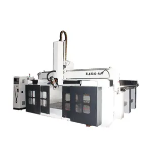 Heavy 4 Axis Styrofoam Cnc Router 3030 Cnc Cutting Machine For Pvc Foam Board With Automatic Tool Change