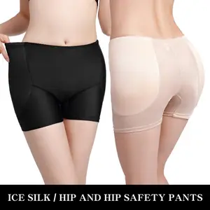 Women Hip Enhancer Panties Boy Shorts Padded Body Shaper Butt Lifter Shapewear Underwear Pads Tummy Control Seamless