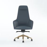 Chaises de bureau de direction modernes ergonomiques de luxe en cuir, pivotantes, réglables, inclinables et relevables