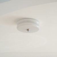 Lampu langit-langit krem bergaya Prancis Nordik abad pertengahan, lampu kaca Amerika untuk kamar tidur, koridor, dan pintu masuk.