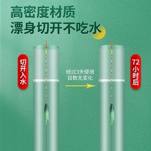 Flotteur de pêche haute sensibilité Juqi Wang R06-2, bouée verticale profil T, usage en rivière, épaissi et très visible - Product Image 4