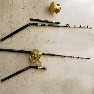 Caña de Pescar de Alta Calidad Topline de 2/2.1 m, 80-100 LB, Súper Resistente, de Carbono, para Pesca de Arrastre en Alta Mar, Curva/Recta, para Acción Lenta - Product Image 1