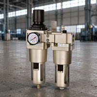 STNC Populaire TC5010-10 Grand modèle Dyad 1 pouce Filtre-régulateur-lubrificateur pneumatique pour la préparation et le traitement de l'air comprimé