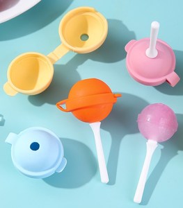 Lollipop Kreative Kindliche Eisform Hausgemachte Eis am Stiel Eis gitter Whisky Cocktail Runde Eisform - Product Image 2