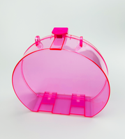 Boîte de rangement de maquillage en plastique Transparent étanche portable de grande capacité pour l'organisation de bijoux de cadeaux de jouets de maquillage