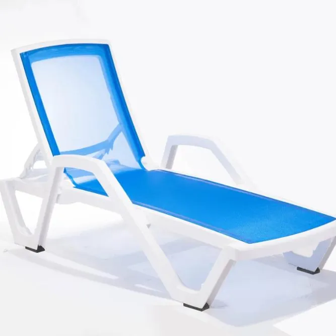 Outdoor leisure rattan sun loungers commercial