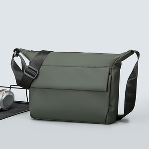 Bolso Bandolera de Hombre de Moda, de Alta Calidad, en Cuero PU Impermeable, con Cierre de Cremallera, Gran Capacidad, para Uso en Exteriores - Product Image 2