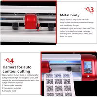 Plotter de Corte de Papel CH16 de 16 Pulgadas, Plotter de Corte de Papel para Calcomanías y Gráficos con Signmaster, Plotter de Corte de Calcomanías