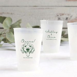 Vasos Personalizados para Toda Ocasión - Vasos de Plástico con Temática ROMÁNTICA para Regalos - Product Image 2