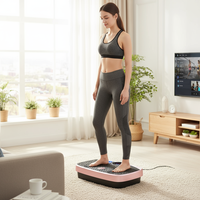 A.M.Z Vente Flash Télécommande Plateforme de Vibration à 99 Vitesses 180W Crazy Fit Massage Corps Entier