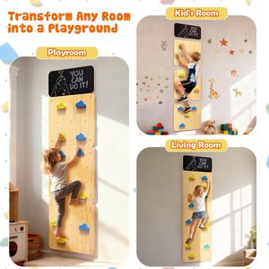 Estructura de escalada interior transfronteriza para niños, pared de escalada para salas infantiles de guarderías, educativa y familiar. - Product Image 3