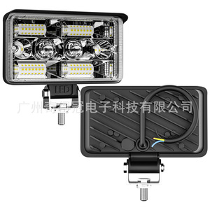 Luz de Trabajo LED Qideguan de 4 Pulgadas, 55W, 6000Lm, Luz de Punto de Doble Color para Autos y Camiones, Iluminación Auxiliar - Product Image 4