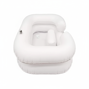 Lavabo de Champú de Plástico Reforzado para Pacientes Encamado, Lavabo de Champú Portátil para Cama de Enfermería para Mujeres Embarazadas y Niños - Product Image 1