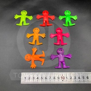 TPR Soft Rubber <b>Fidget</b> Sensory Toy Kids Stretchable Squishy Mini Man Figure Vending Capsule Prizes & Party Favors - Product Image 3