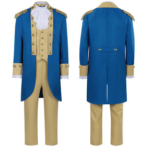 Disfraz de George Washington para Hombre - Traje Formal de Presidente Colonial con Frac para Recreación Histórica y Juego de Rol de Abogado en Halloween - Product Image 4