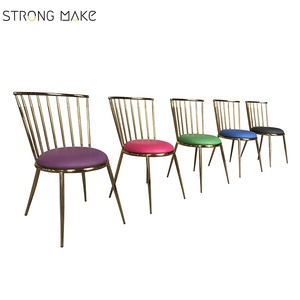 Design personnalisé Élégant <span class=keywords><strong>Scandinave</strong></span> <span class=keywords><strong>pieds</strong></span> en métal Pu Cuir Dinant la <span class=keywords><strong>Chaise</strong></span> - Product Image 6