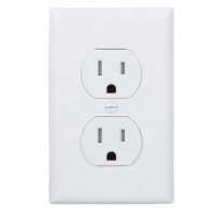 Delviz — prise électrique en aluminium 15a, 125V, prise de courant Duplex, connectique us