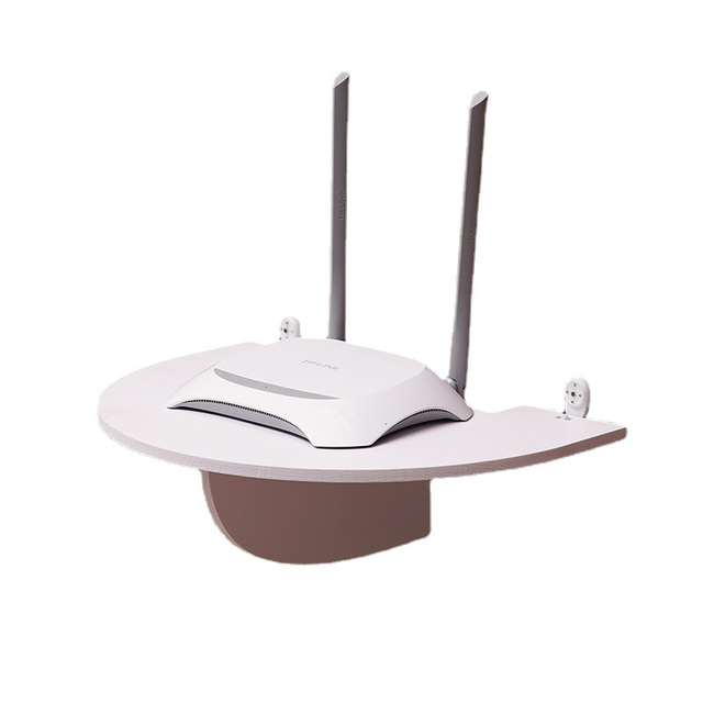 Wall Mounted Wifi Router Monitor TV Box Desktop Storage Shelf