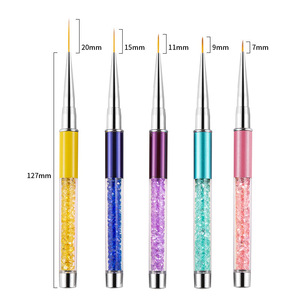 Pinceles Delineadores de Diamantes para Arte de Uñas en <span class=keywords><strong>Gel</strong></span>, Herramienta Profesional para Arte de Uñas Acrílicas con Delineador y Diamantes de Imitación - Product Image 3