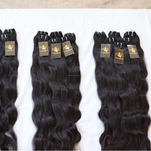 Mèches brésiliennes lisses, 100% cheveux humains vierges, vente en gros, paquets de cheveux bruts, cuticules alignées, Temple indien, tissage en lot, 10a - Product Image 1