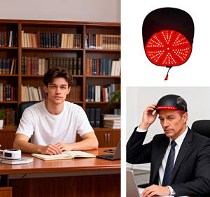 Boné de Terapia LED Vermelho por Infravermelho Próximo (1070nm) para Lesões Cerebrais Traumáticas - Atacado - Product Image 3