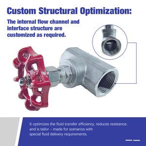 El çarkı vanalar ürün ile manuel güç dişli su akış düzenleme 304/316 dövme paslanmaz çelik diskli valf - Product Image 2