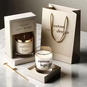 Juego de Regalo de Velas Aromáticas de Cera de Soya en Frascos de Vidrio Personalizados con Logotipo y Empaque Personalizados - Product Image 4