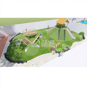 Terowongan Logam Bawah Tanah untuk Bermain Anak Balita, Pipa Merangkak dari Baja Anti Karat untuk Peralatan Taman Hiburan Prasekolah - Product Image 4